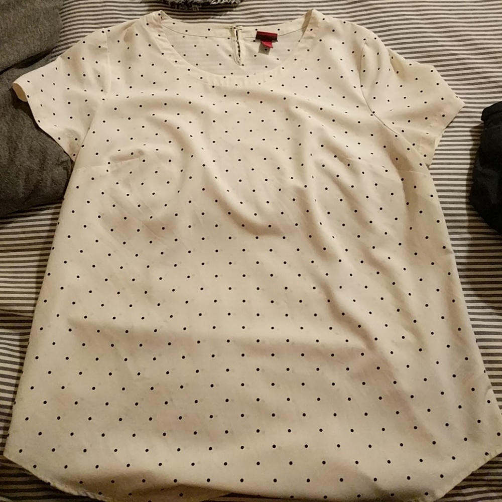 Polka dot blouse !